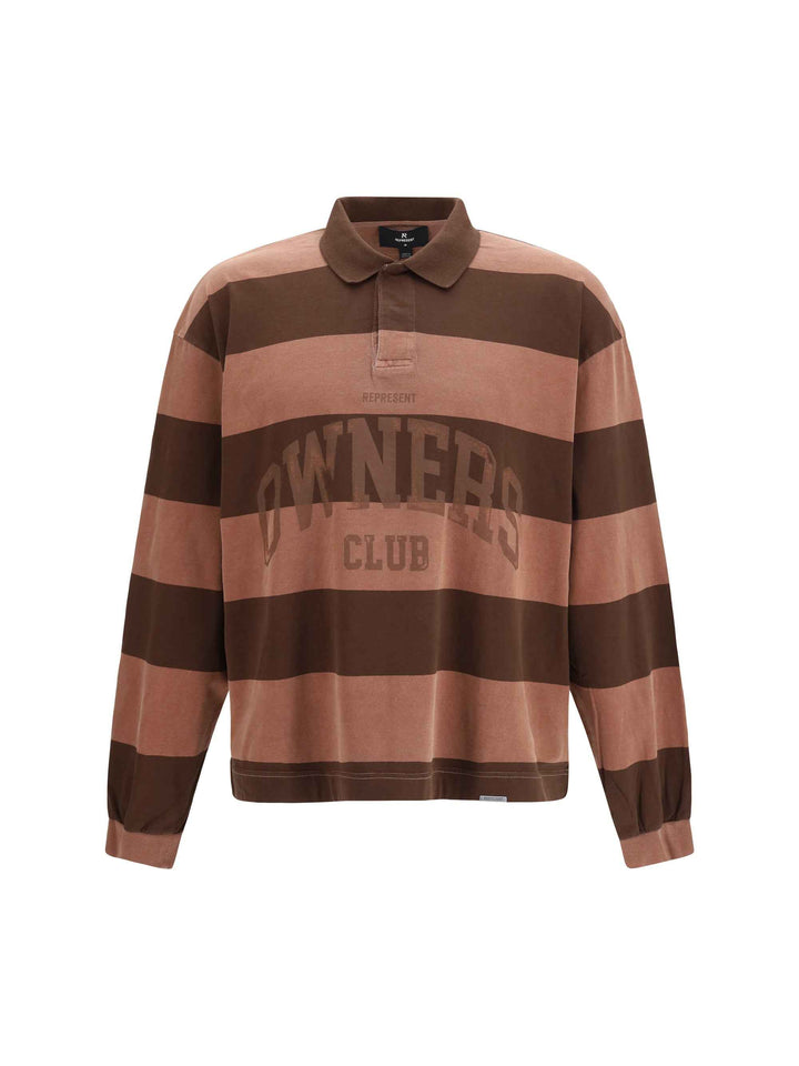 Striped Owners Club rugby Polo