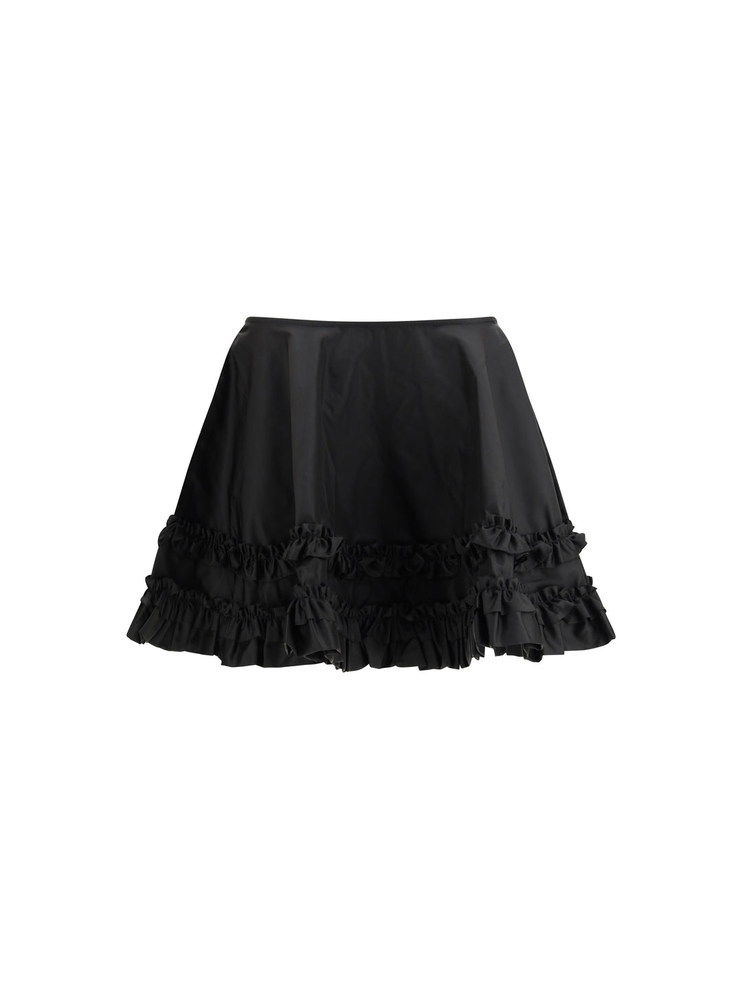 Duchesse Nylon Mini Frill Skirt 1