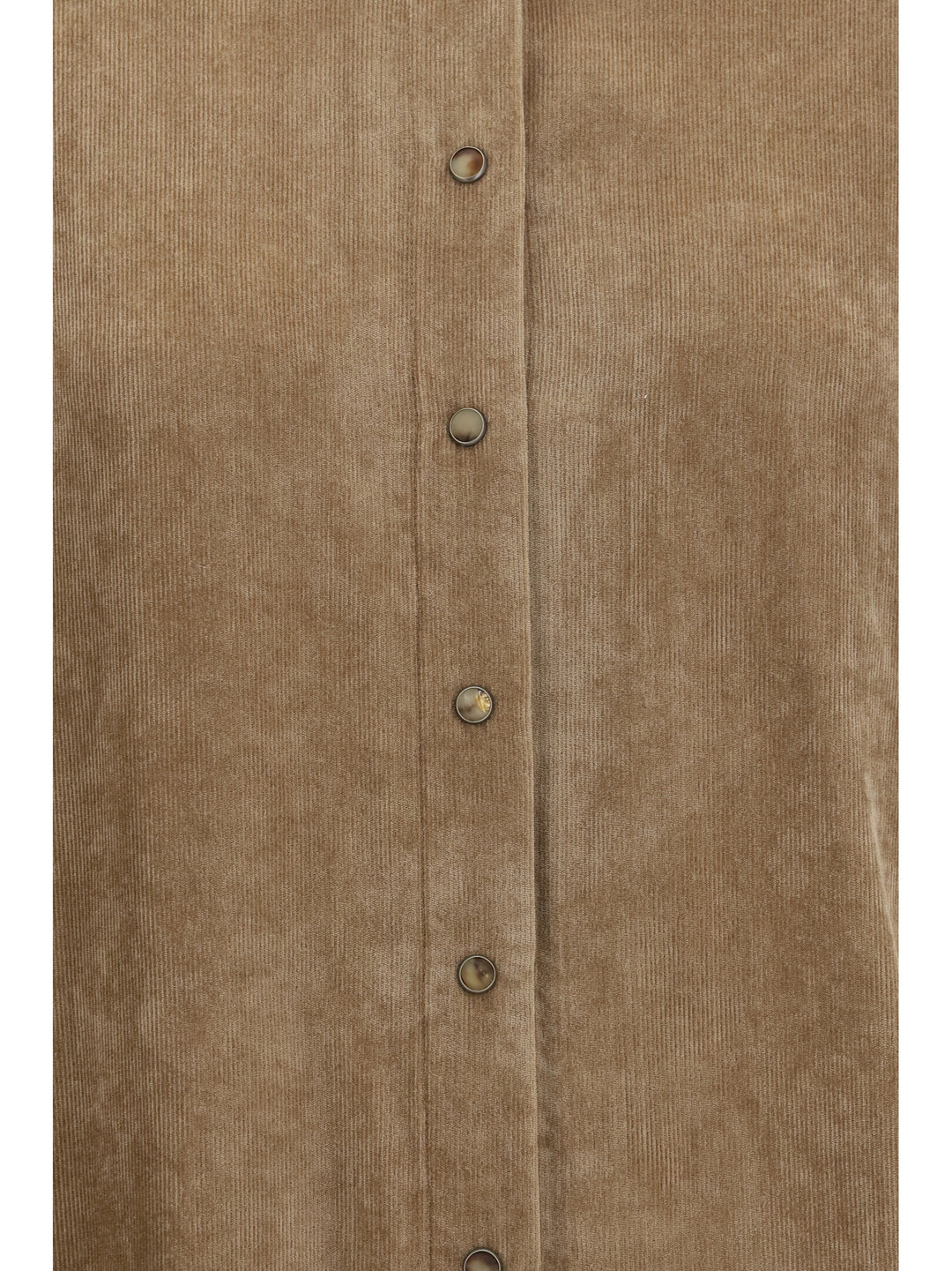 Snap-button Shirt in cashmere blend 3