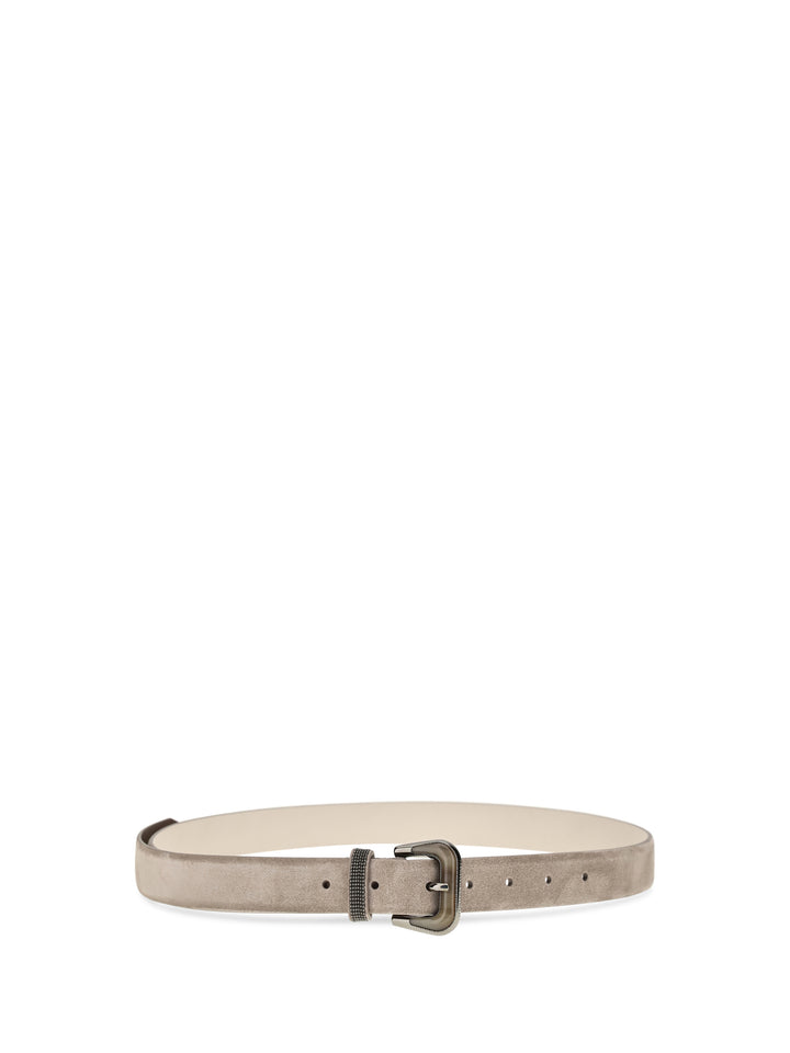 Suede Belt with Shiny Loop 2