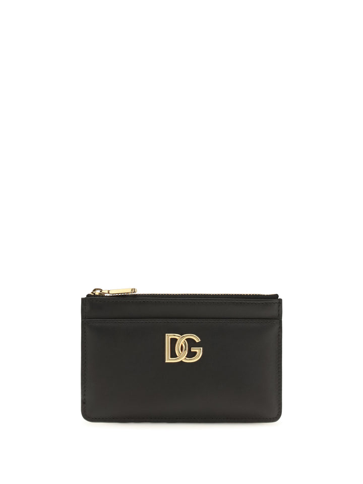 Leather Card Holder with logo 1