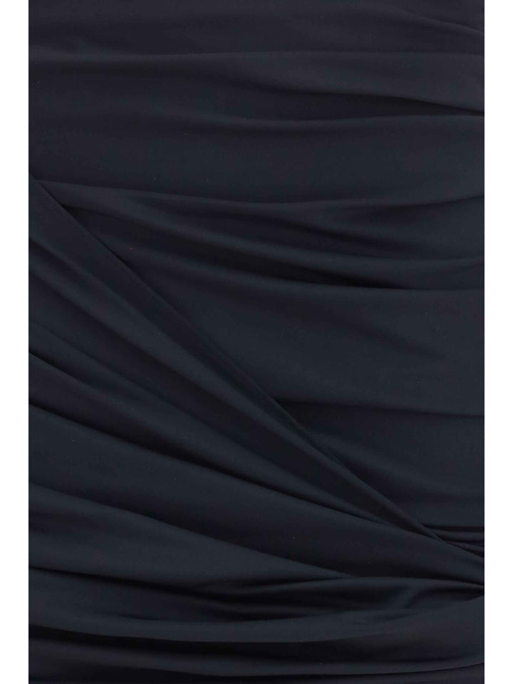 Draped swim Mini Skirt