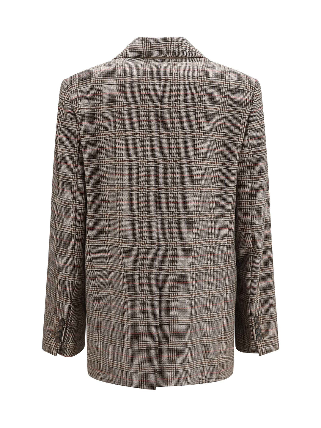 Checked pattern wool Blazer