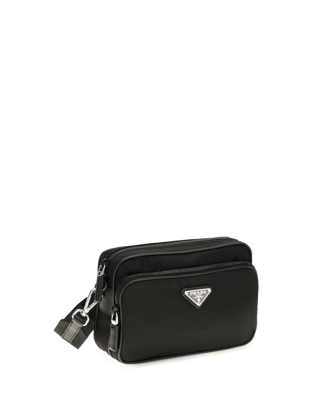 Re-Nylon and Saffiano leather Shoulder Bag 2