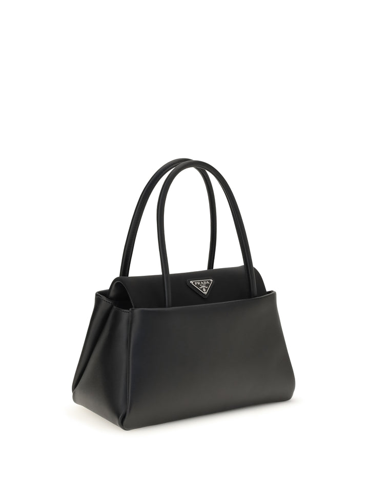 Top Handle Bag with triangle logo 2