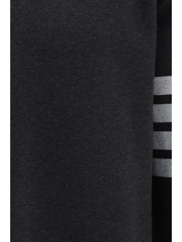 Colorblock Crewneck Sweatshirt with 4-bar detail 3