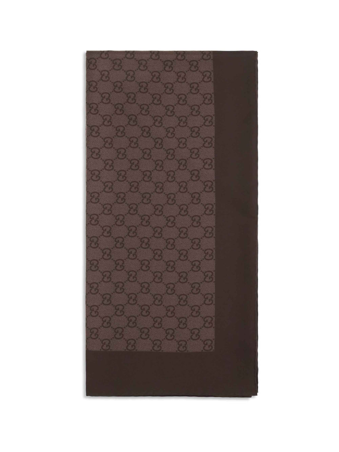 GG silk twill jacquard Scarf