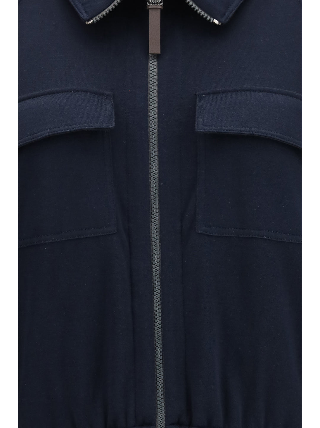 High-neck Sweatshirt in cotton and silk blend 3