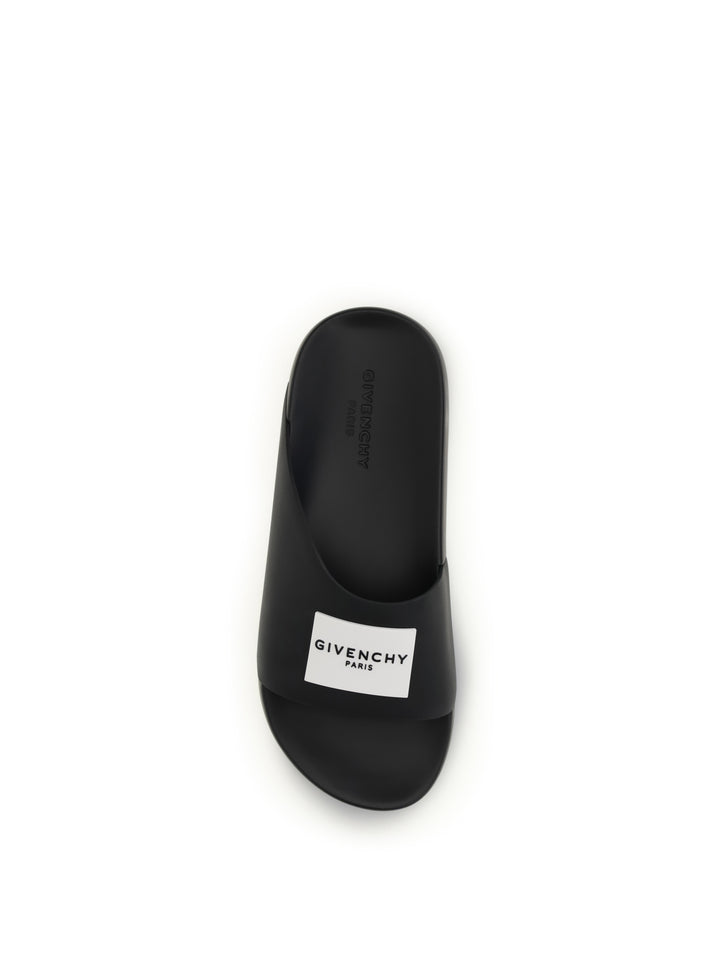 Rubber logo Slippers 4