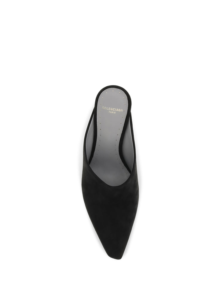 Duchesse suede Mule 4