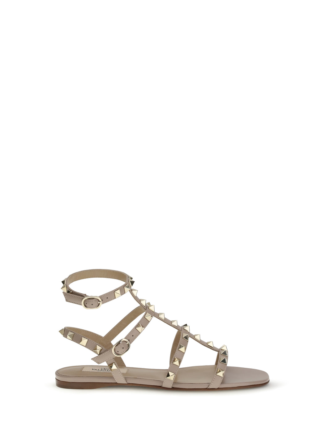 Rockstud leather Sandals 1
