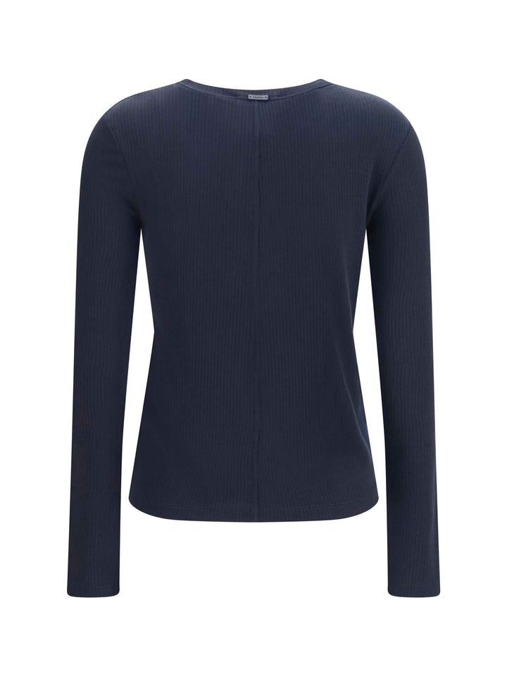Ribbed long-sleeve Sweater
