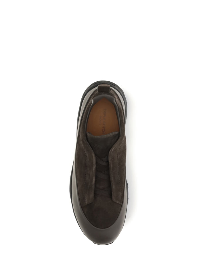 Triple Stitch™ Monte leather and suede Sneakers 4