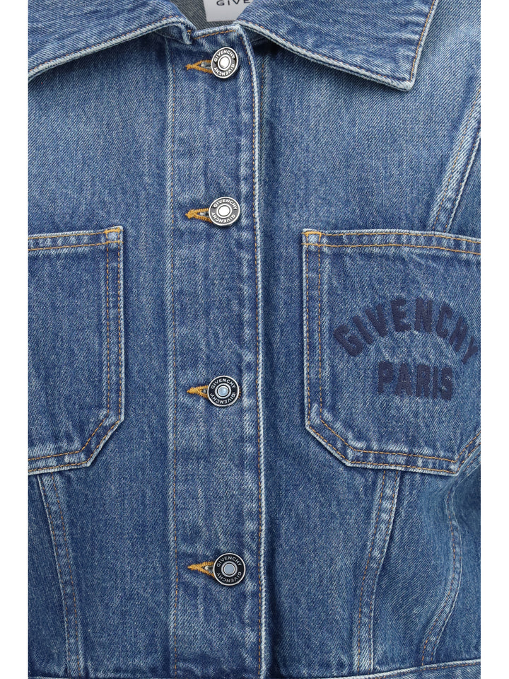 Denim crop Jacket 3