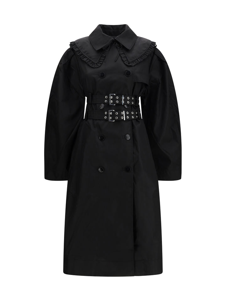 Belted double-breasted Coat 1