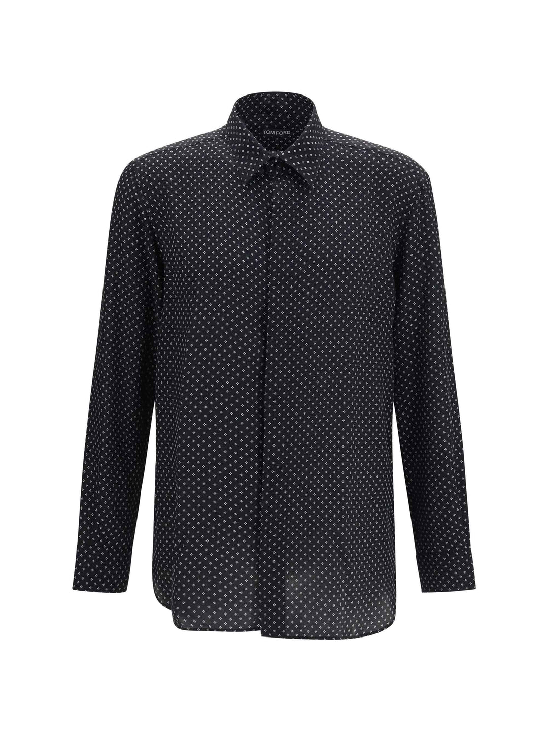 Silk crêpe de chine Polka-Dot Shirt