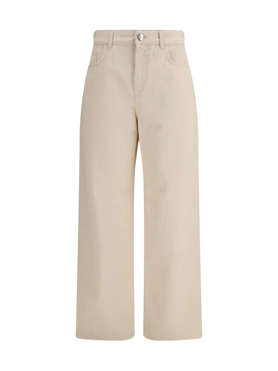 Wide-leg cotton Jeans