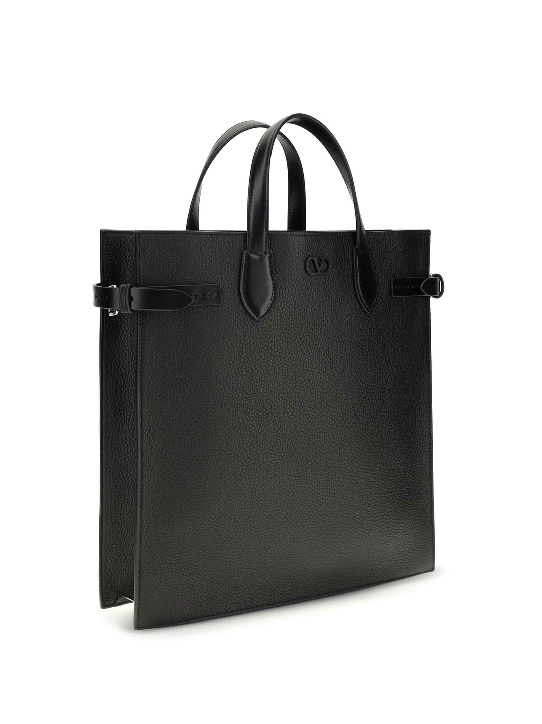 Medium Antibes grained leather Shopping Bag