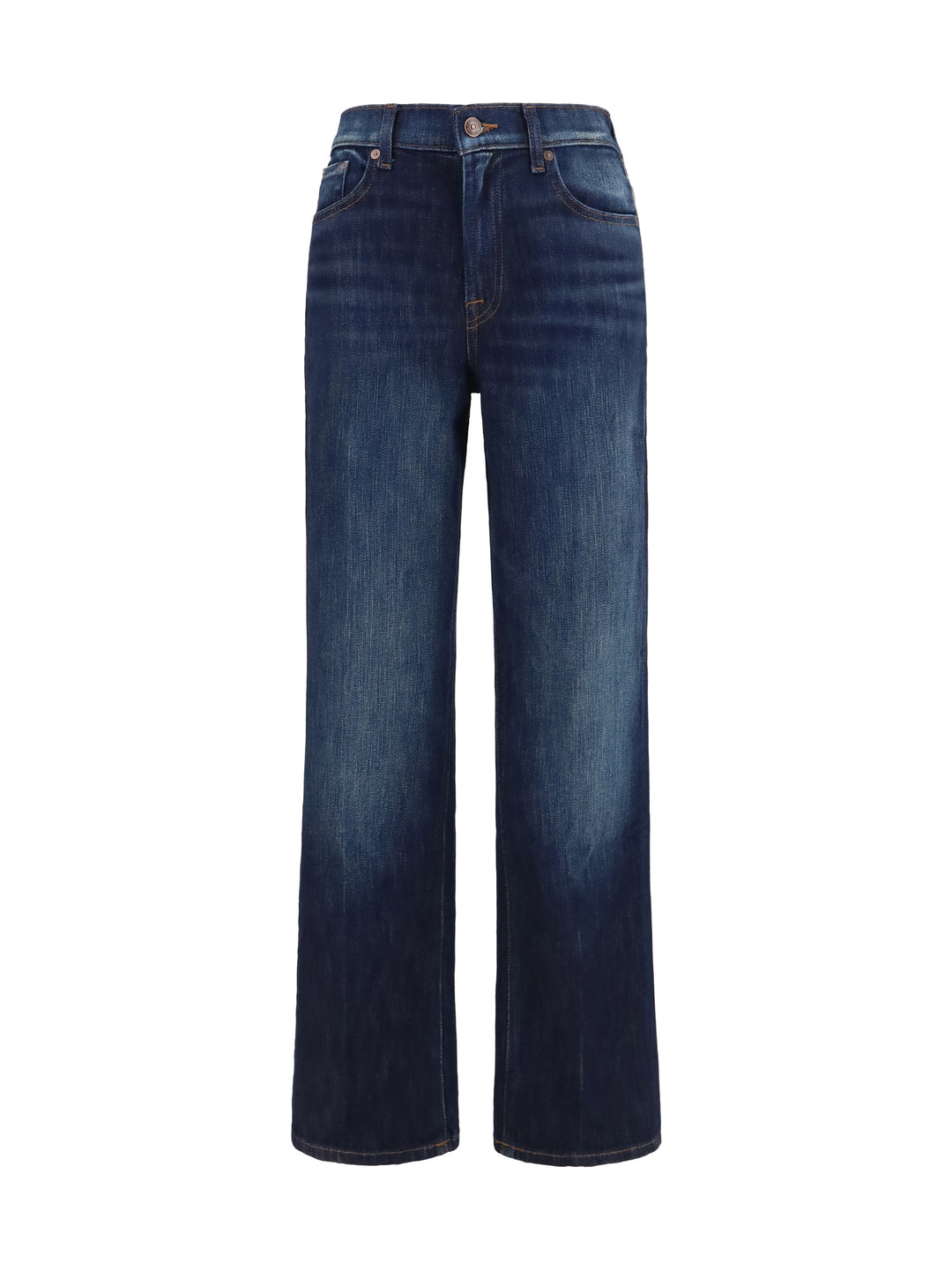 Straight-leg Vintage wash Jeans 1