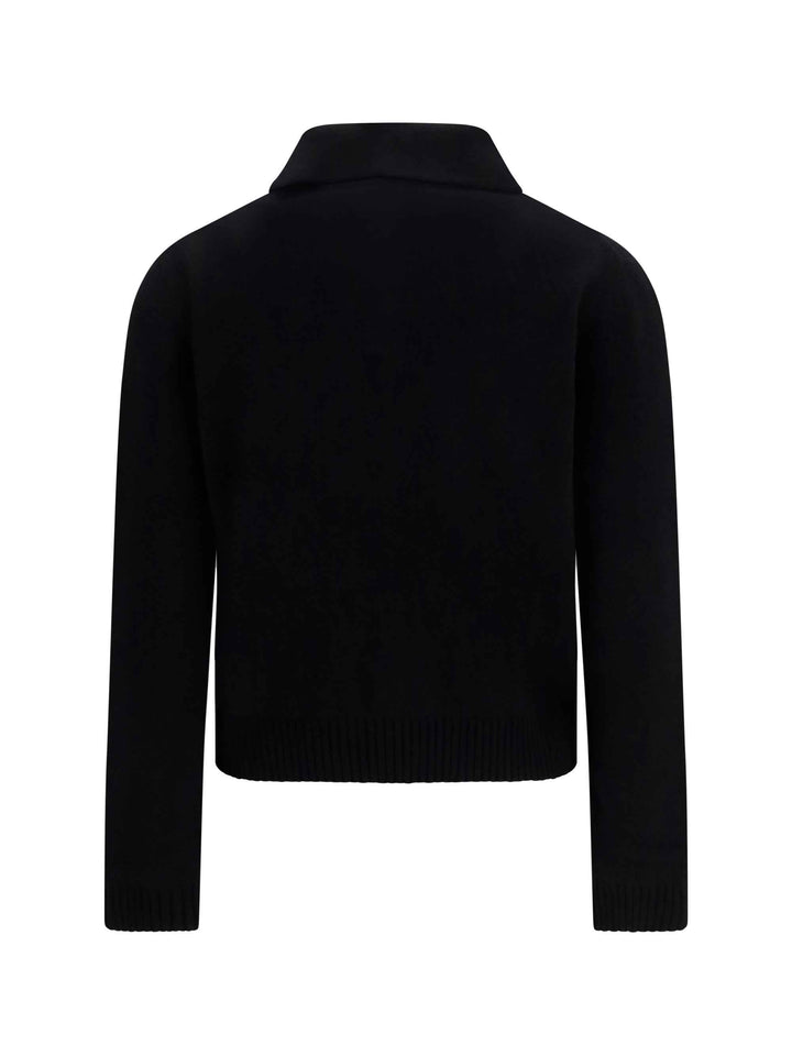 Wool and cashmere polo Sweater