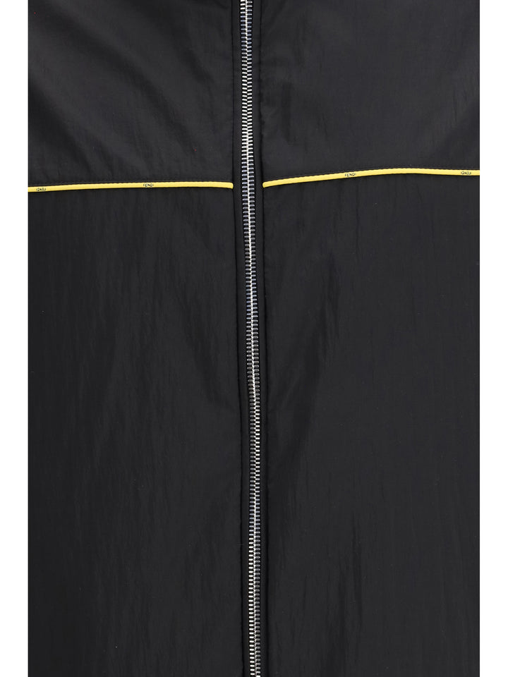 FF jacquard zipped reversible Windbreaker 5