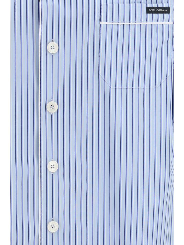 Striped poplin Hawaii Shirt 3