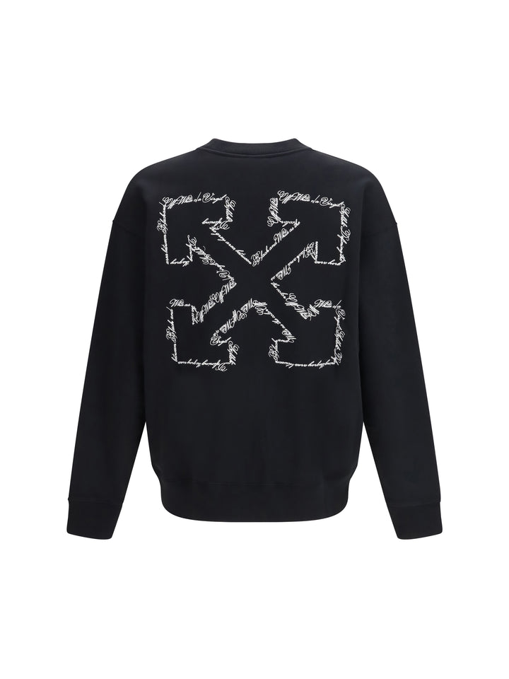 Script Arrow crewneck Sweatshirt 2