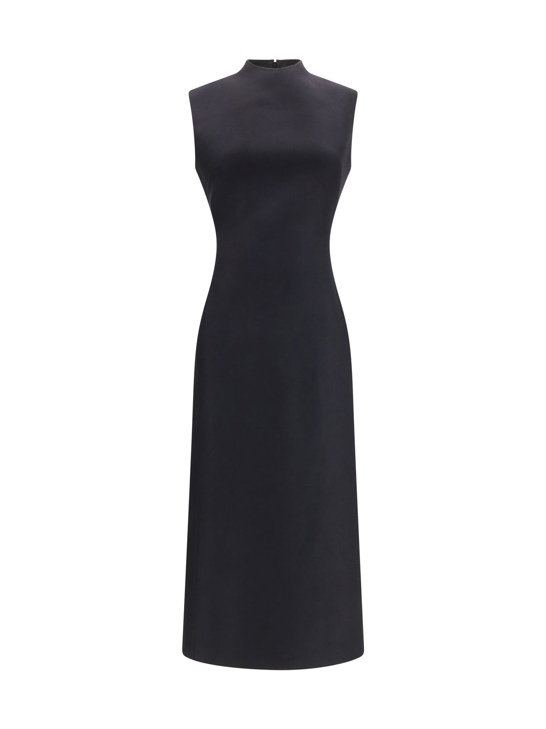 Sleeveless virgin wool midi Dress 1