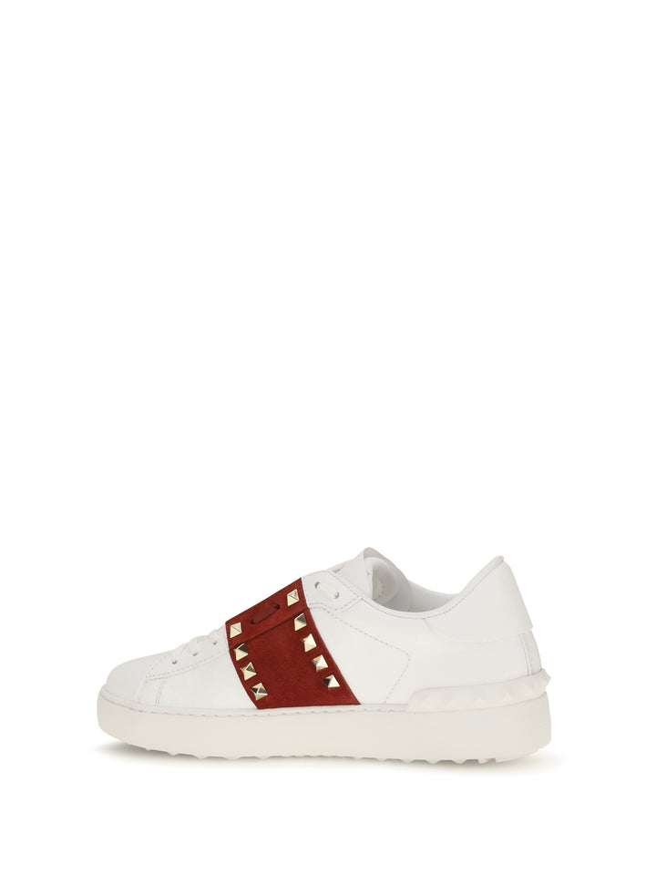 Rockstud Untitled Sneakers with suede band 3