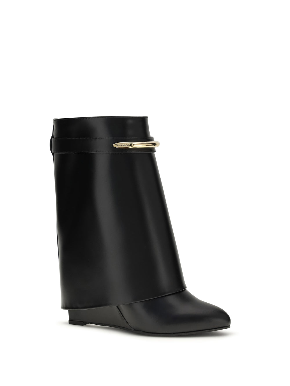 Leather Shark Ankle Boots 2