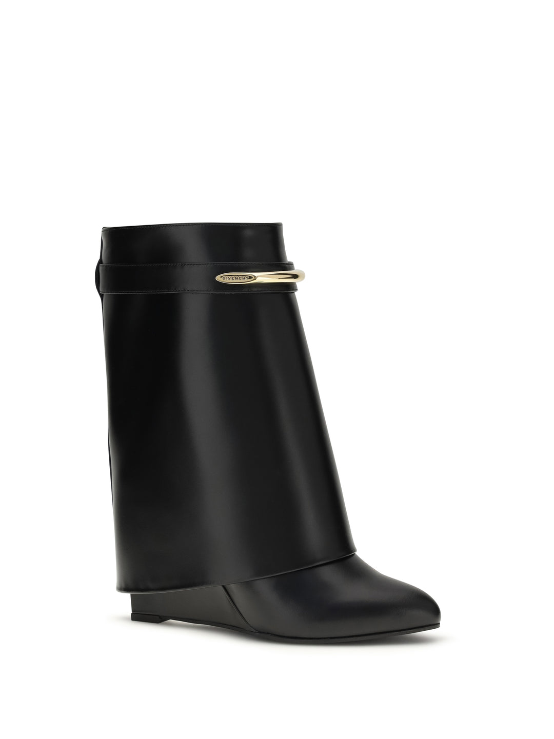 Leather Shark Ankle Boots 2