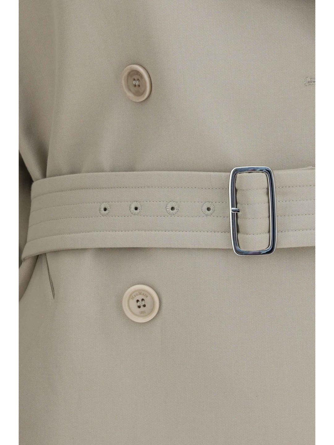 Short cotton Trench Coat