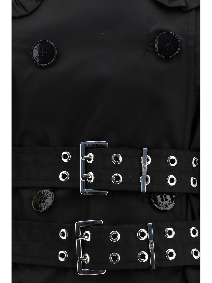 Belted double-breasted Coat 3