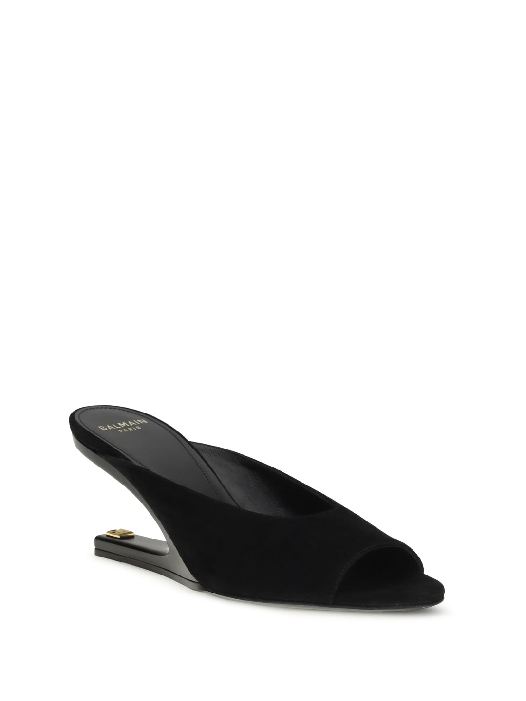 Suede open-toe Mules 2