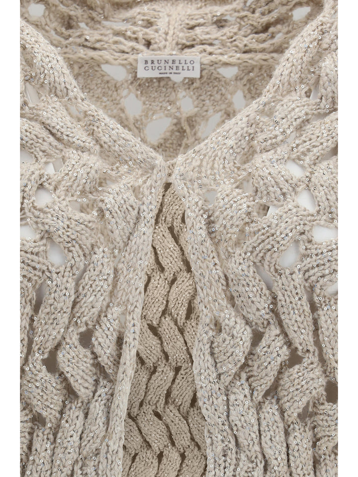 Openwork sequin Cardigan 3
