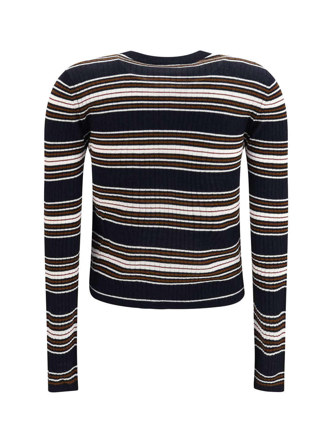 Striped silk and wool Cardigan 2