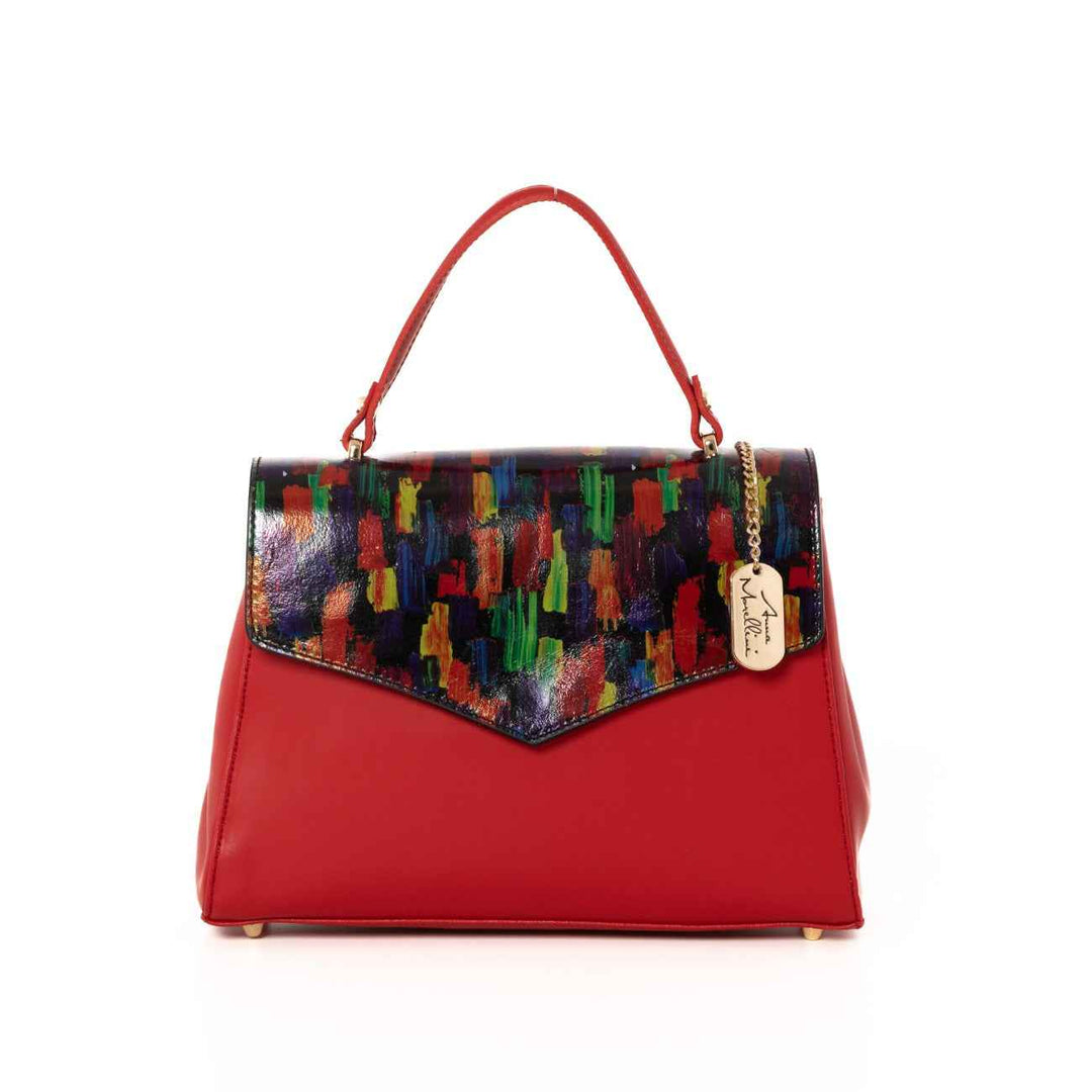 Anna Signature #18- WB390823-RED (L214)+MULTIBRGHT BLACK