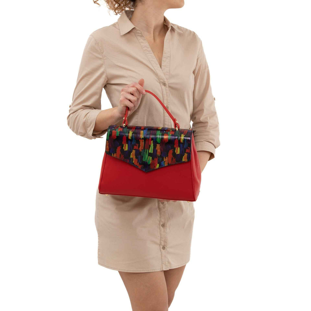 Anna Signature #018 - WB390823-RED (L214)+MULTIBRGHT BLACK
