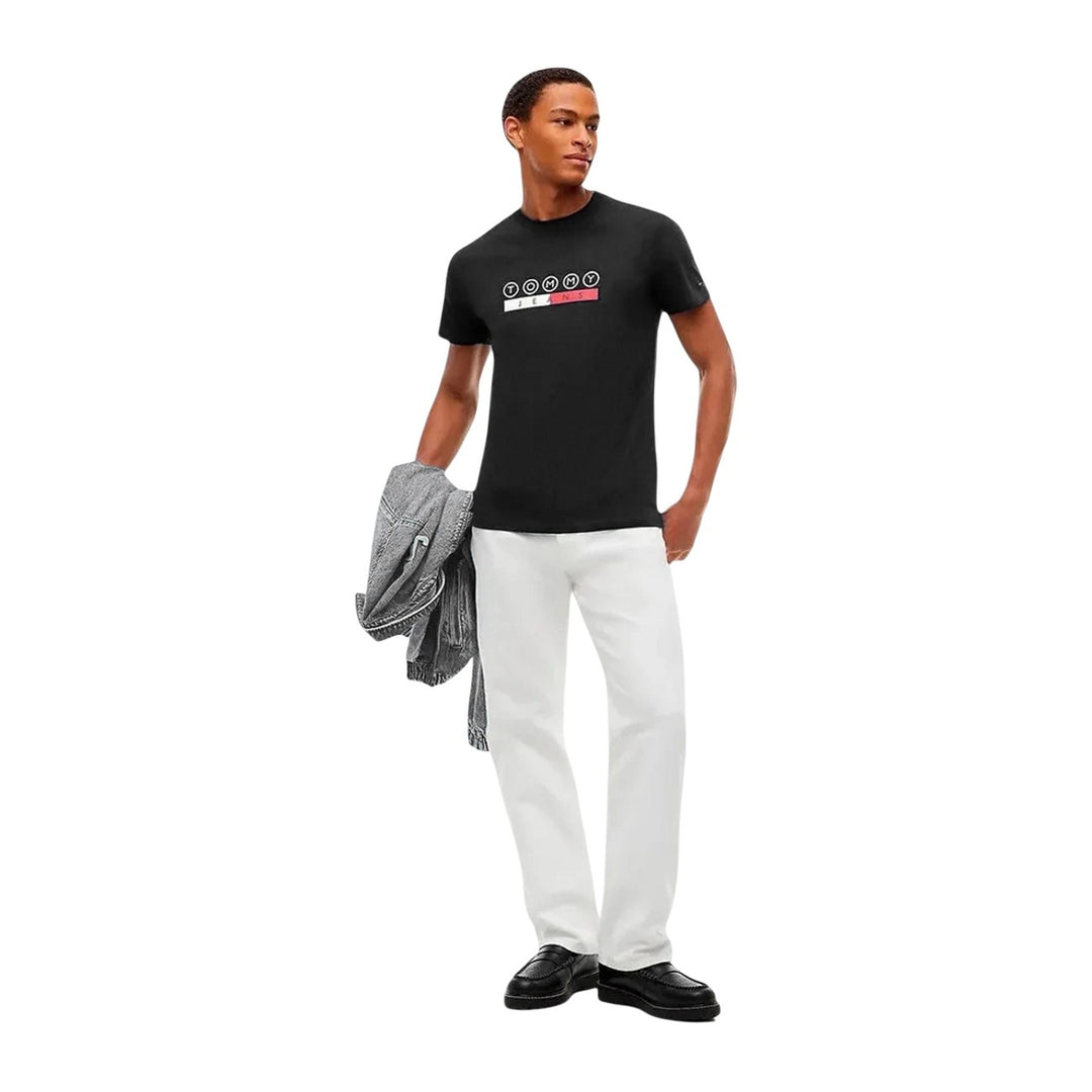 Tommy Hilfiger Jeans T-shirts in black 8721441607208