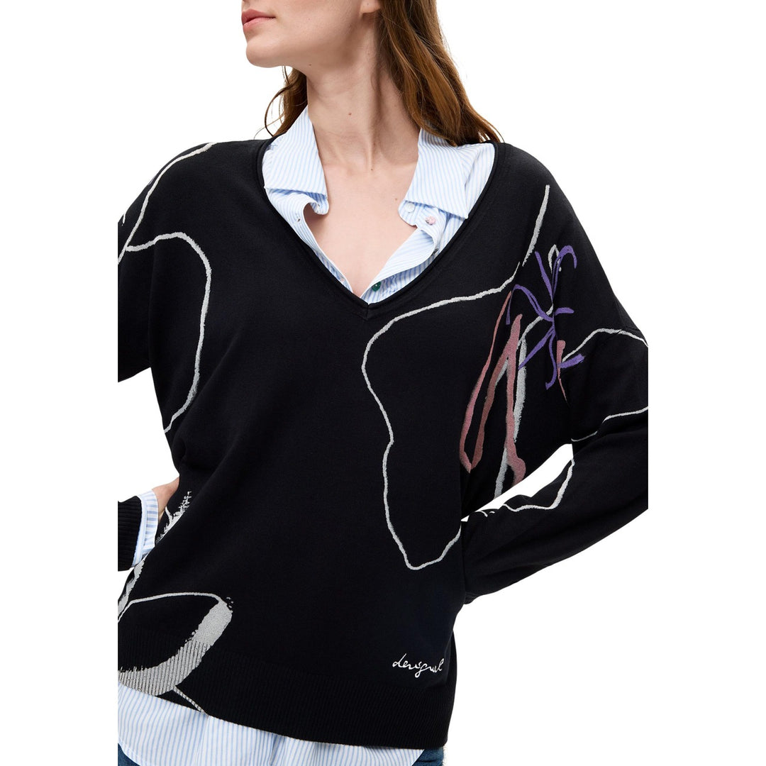 Desigual Knitwear in black 8445110854624