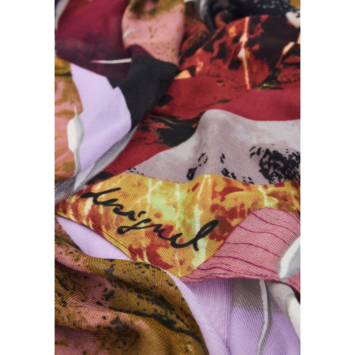 Desigual Scarves in bordeaux