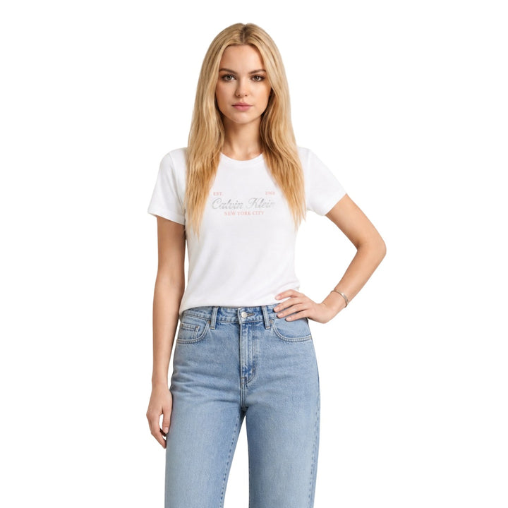Calvin Klein Jeans T-shirts in white 8721385691684