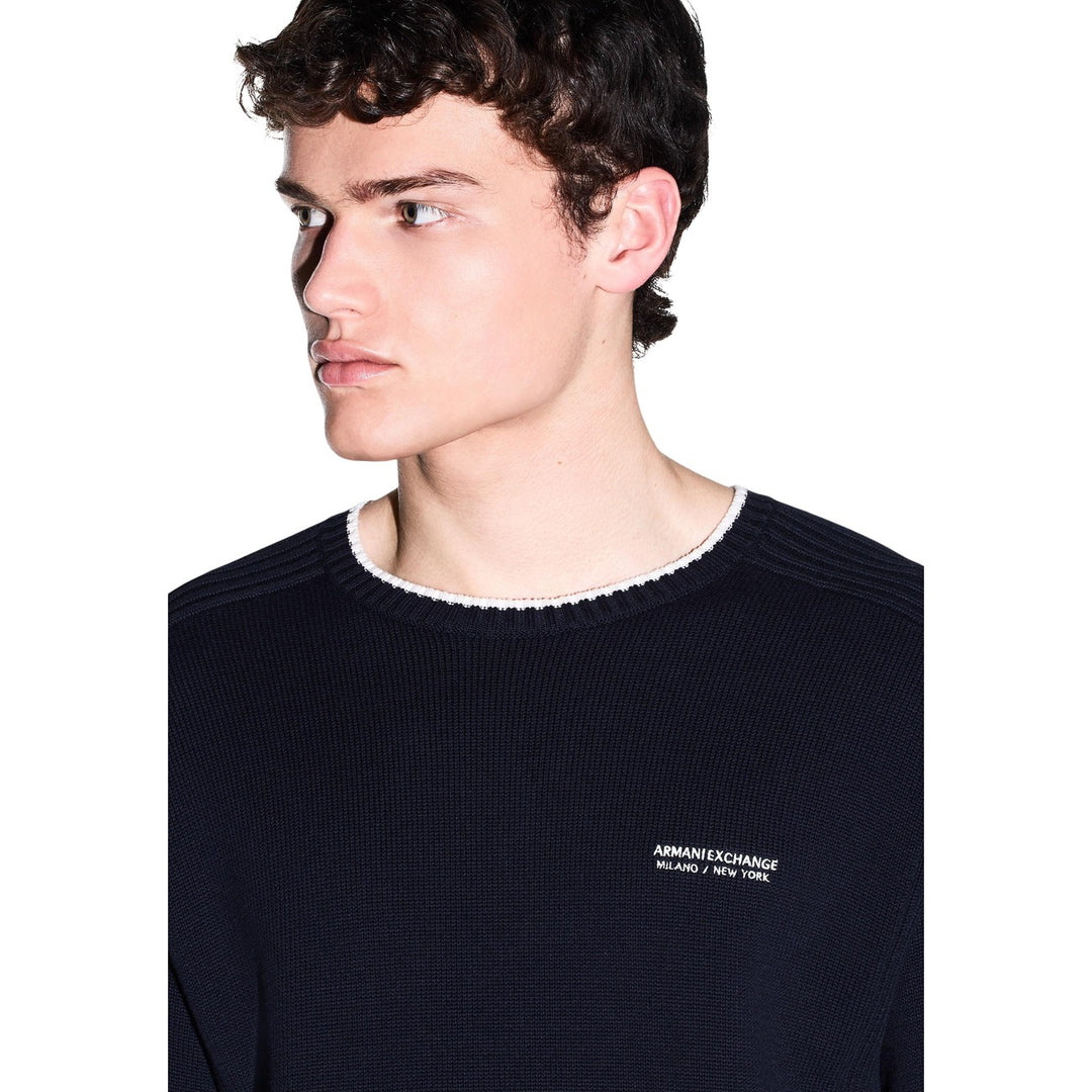 Armani Exchange Knitwear in blue 8050874069254