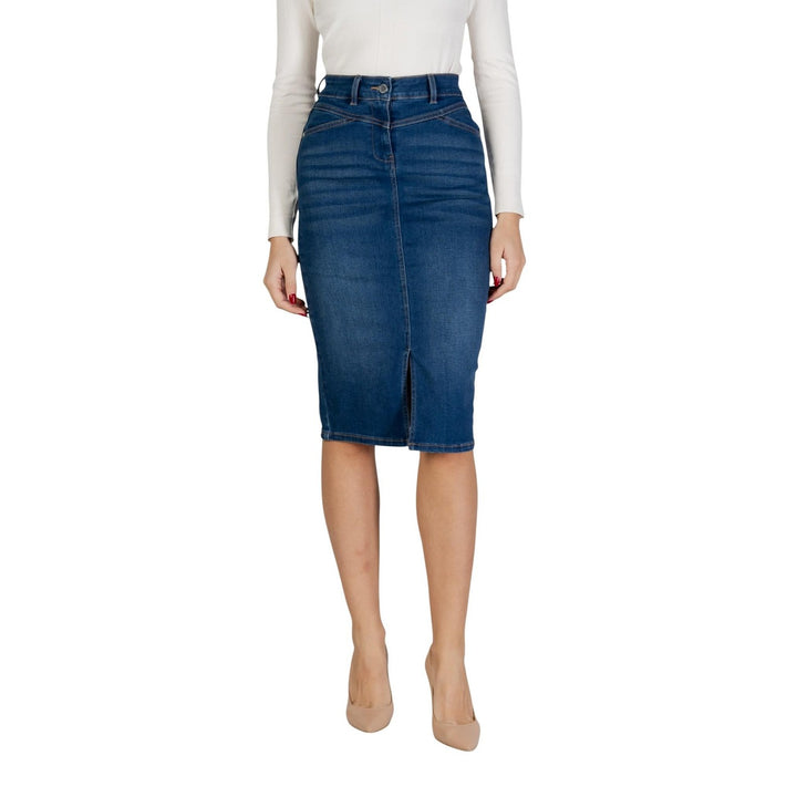Morgan De Toi Skirt in blue SYNC2FASHION-2450867