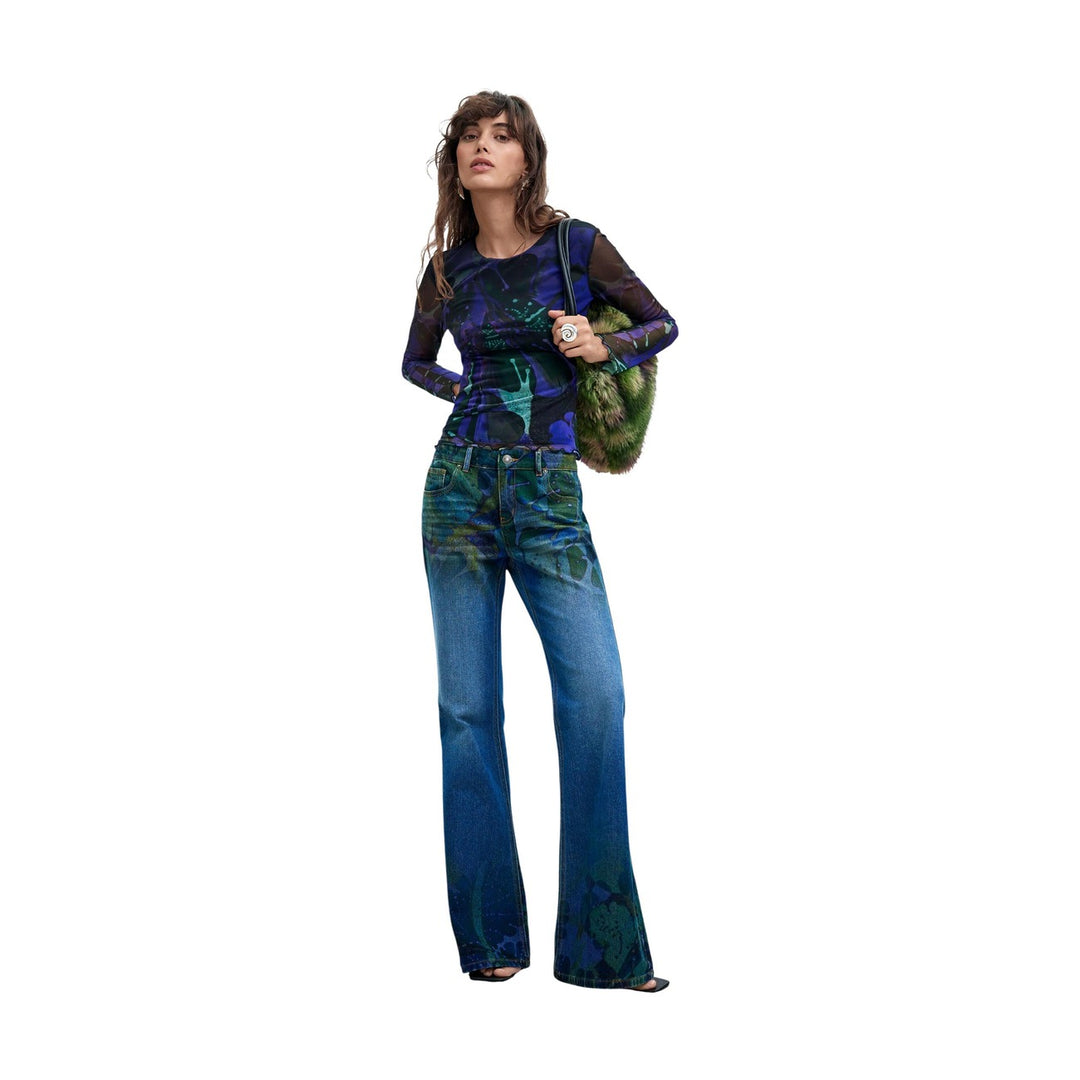 Desigual T-shirts in purple