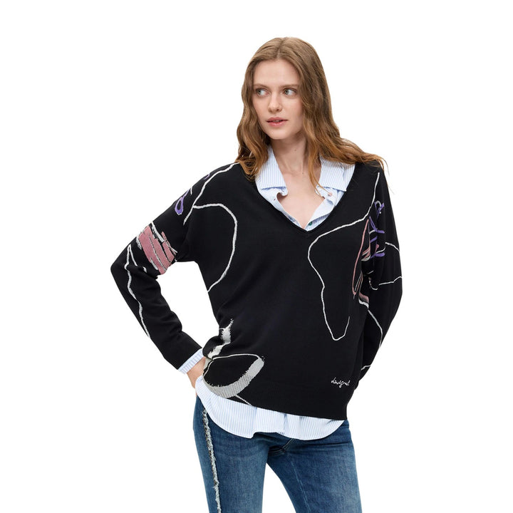 Desigual Knitwear in black 8445110854624
